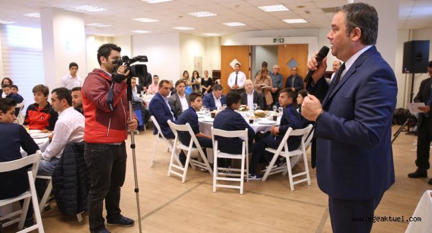  Buca’nın madalyalı sporcularına teşekkür