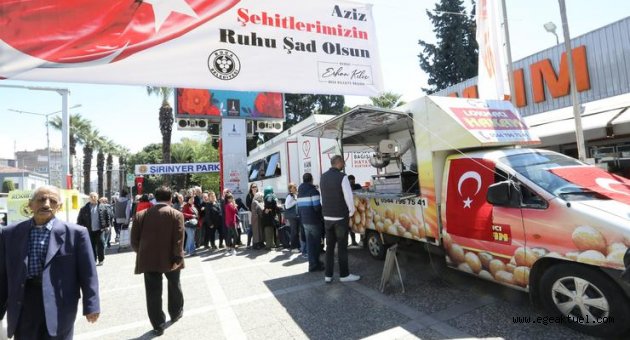 Buca şehitlerini unutmadı