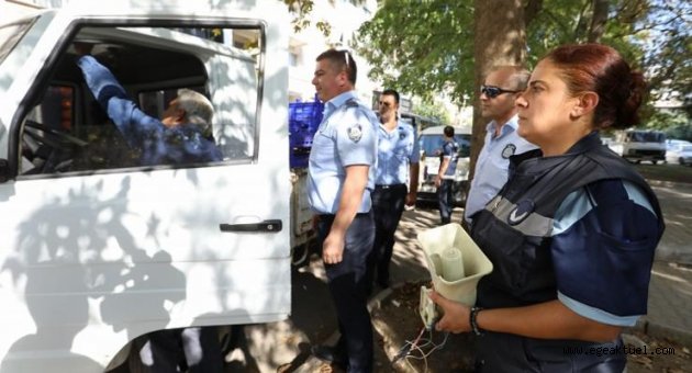 Buca sokaklarında “anons” operasyonu