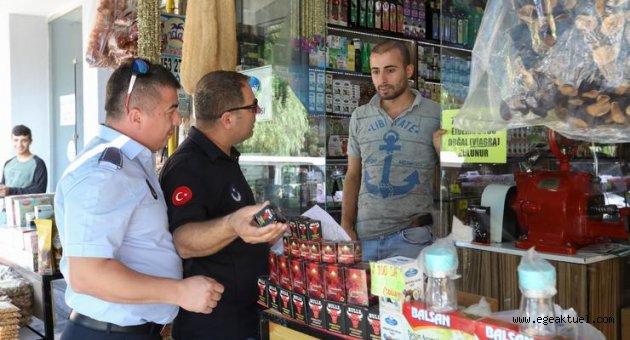 Buca Zabıtası’ndan “ölüm macunu” operasyonu