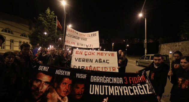 Buca'da '3 Fidan' unutulmadı