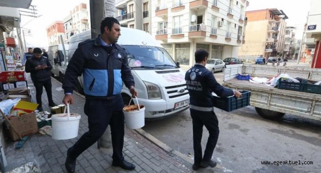 Buca'da Ova bölgesinde gıda denetimi