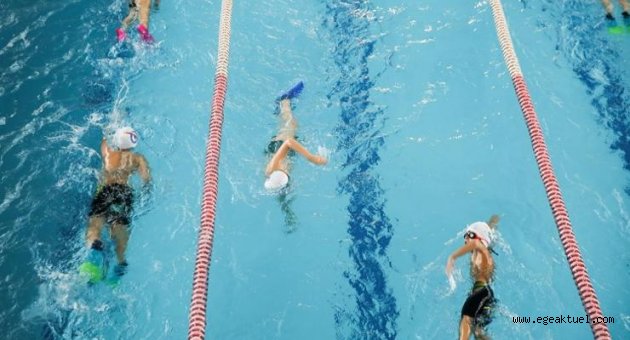 Bucanın minik yüzücüleri şampiyonaya hazırlanıyor