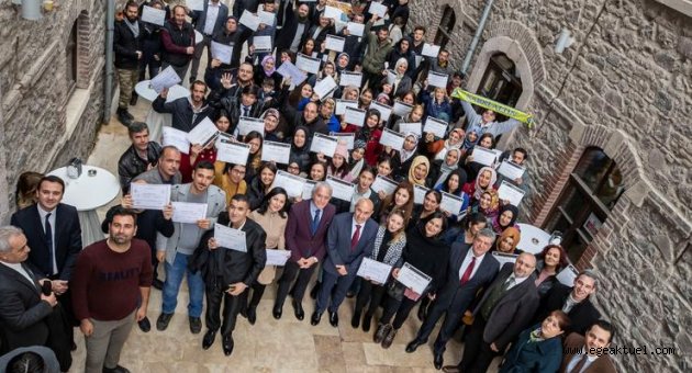 Büyükşehir 201 kişiyi daha meslek sahibi yaptı