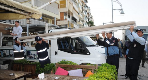 Büyükşehir’den Kordon’a ‘tente’ harekatı