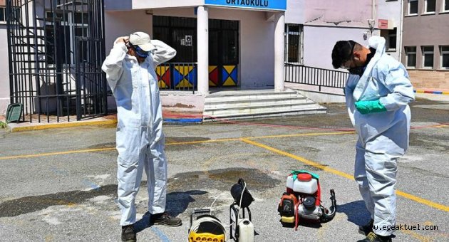 Büyükşehir okullarda hijyen seferberliği başlattı