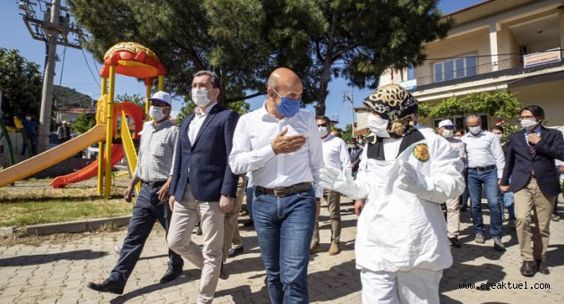 Büyükşehir üreticilere 464 arılı kovan 232 arısız kovan hibe etti