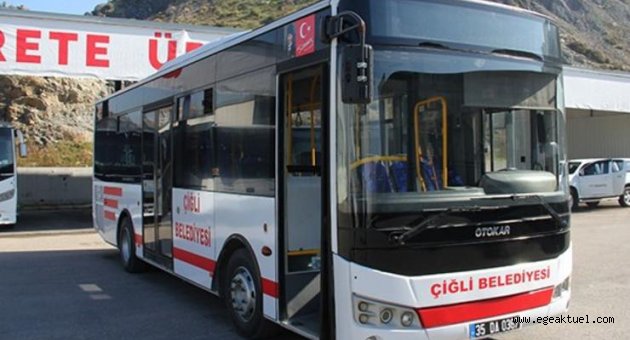 Büyükşehir'den Çiğli'ye otobüs desteği