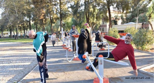 Çamdibi Atatürk Parkı yenilendi