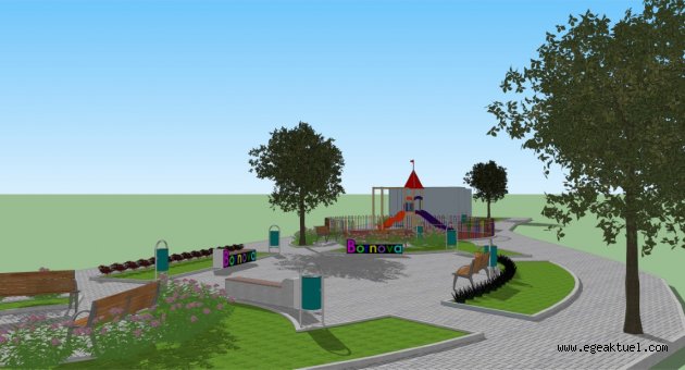 Çamdibi’ne yeni park alanları kazandırılıyor