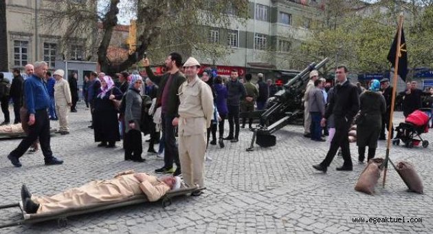 Çanakkale ruhunu yaşatan cephe oluşturdular