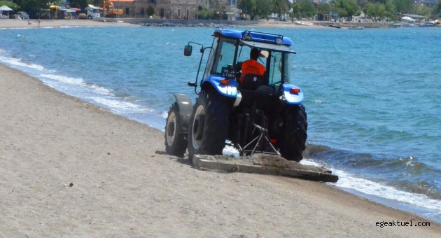 Çandarlı plajları artık daha temiz