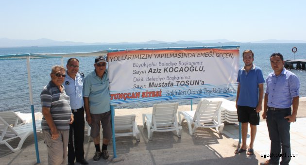Çandarlı'da büyük teşekkür