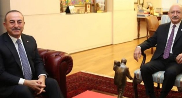 Çavuşoğlu'dan CHP'ye tezkere ziyareti