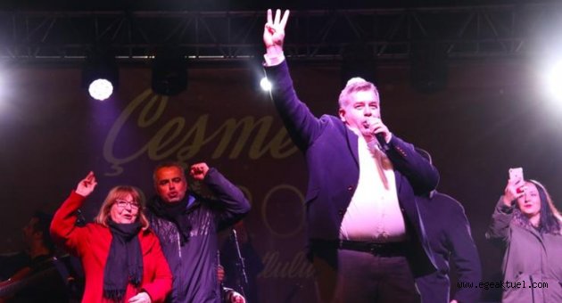 Çeşme 2020’ye böyle “merhaba” dedi