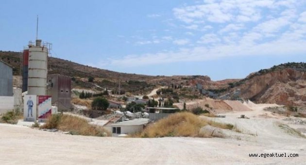 Çeşme Alaçatı’da yapılan taş ocağına tepki büyüyor!
