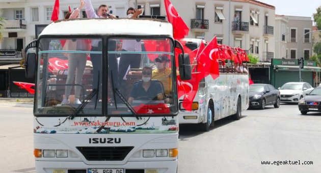 Çeşme’de 19 Mayıs coşkusu