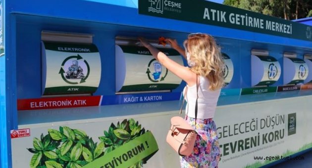 Çeşme’de Mobil Atık Getirme Merkezi dönemi!