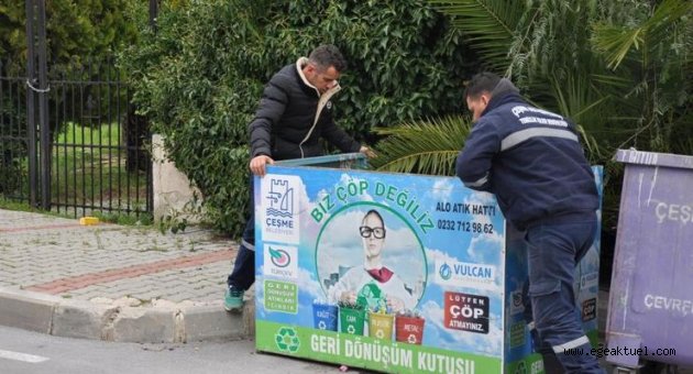 Çeşme'de geri dönüşüm seferberliği