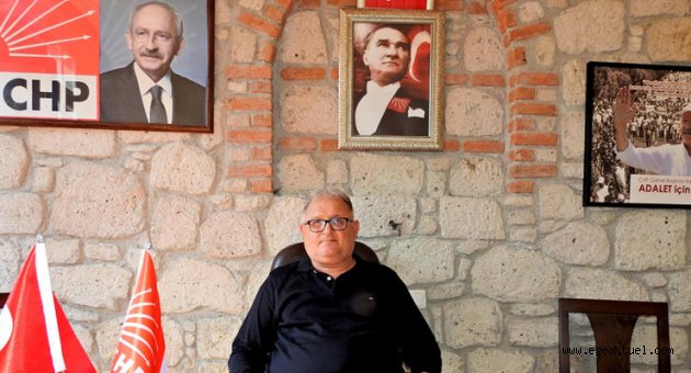 CHP Çeşme İlçe Başkanı: " Ekrem Oran'ın çok sürpriz projeleri var"