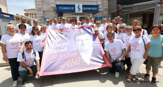 CHP Güzelbahçe’den İmamoğlu’na destek