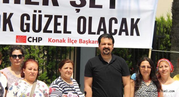 CHP Konak’tan Ekrem İmamoğlu’na Kermes Desteği
