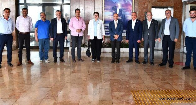 CHP’nin Ege İl Başkanları Başkan Soyer’i ziyaret etti