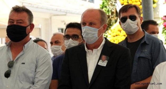 CHP'li Akman'ın cenazesine katılan Muharrem İnce'den açıklamalar