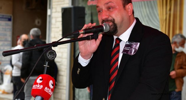 CHP'li Başkan Utku Gümrükçü gözyaşlarına boğuldu