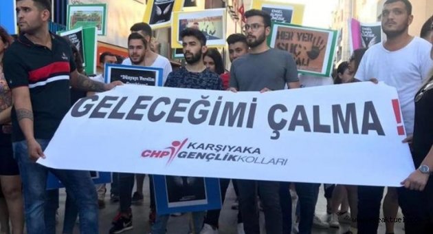 CHP'li gençlerden çocuk istismarına tepki