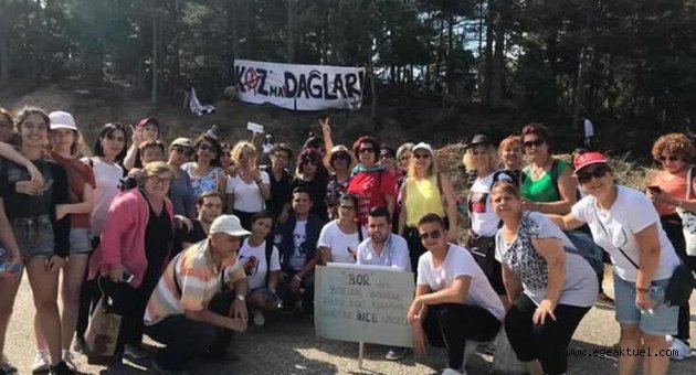 CHP'li kadınlardan Kaz Dağlarına çıkarma