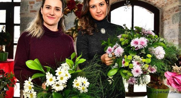 Çiçekçilik kursunun ünü İzmir sınırlarını aştı