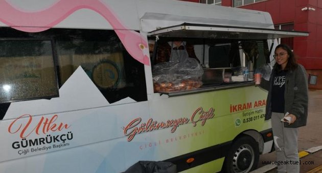 Çiğli Belediyesi'nden soğuk havalarda öğrencilere destek!