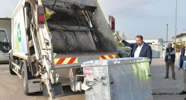 Çiğli’de çöp konteynerleri yenileniyor