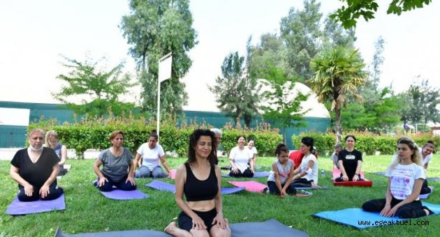 Çiğli’de Kadınlar Sabah Sporunda Buluşuyor