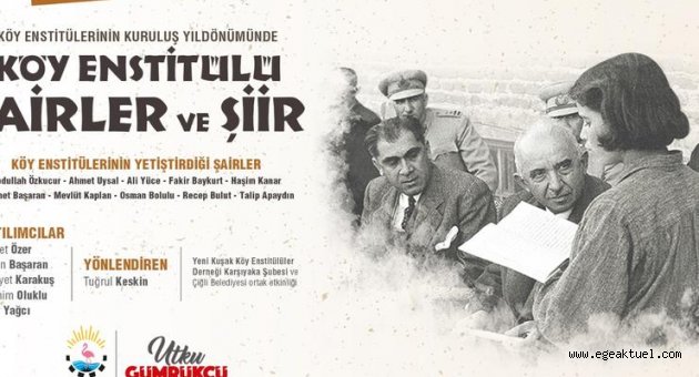 Çiğli’de Köy Enstitülerinin 81. Yılı Şiirlerle Kutlandı