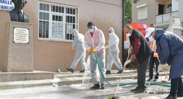 Çiğli İnönü Mahallesi’nde dip bucak temizlik