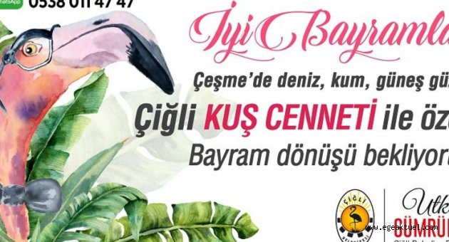 Çiğli’nin İncisi Kuş Cenneti misafirlerini bekliyor 