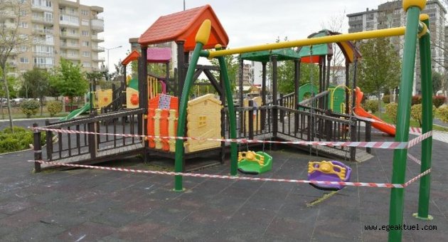 Çiğli'de parklar kapatıldı!