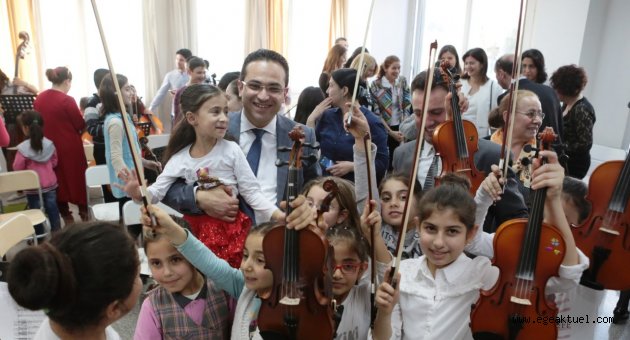 Çocuk Senfoni Orkestrasına yeni yetenekler 