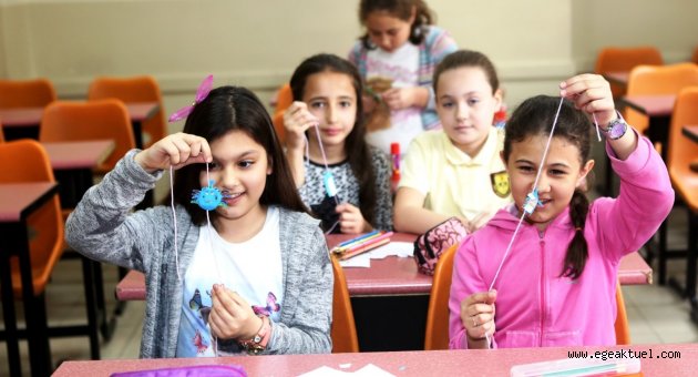 Çocuklar eğlenerek öğreniyor