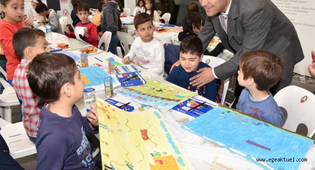  Çocuklar gelecekle ilgili hayallerini resimlerle anlatacak