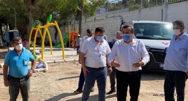 Çocuklar istedi Başkan Batur yaptı