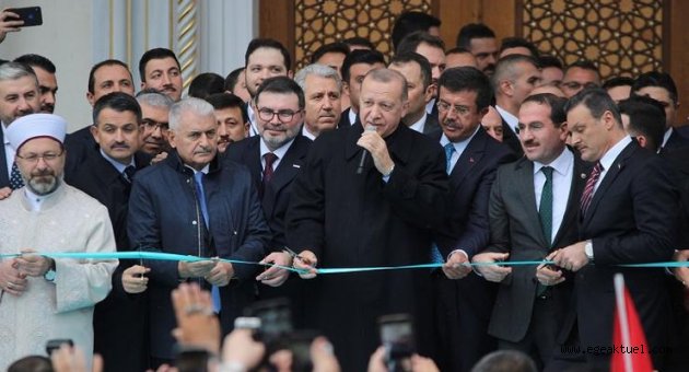 Cumhurbaşkanı Erdoğan İzmir'de cami açılışını gerçekleştirdi
