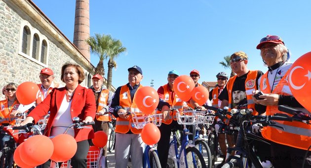 Cumhuriyet için pedal çevirdiler