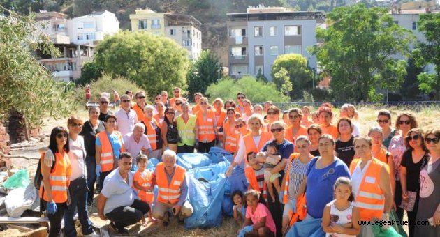 Dere tepe çoluk çocuk temizlik