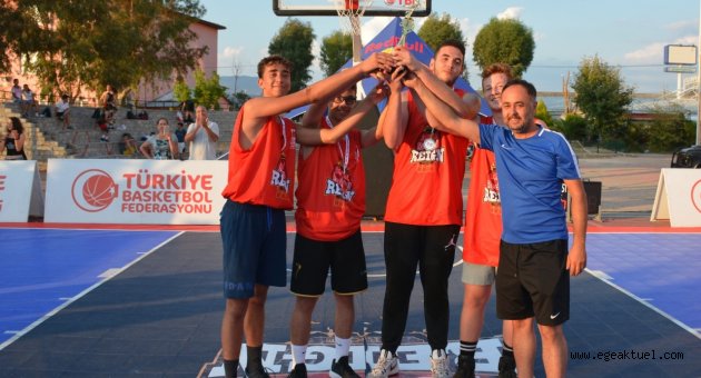 Dikili 3x3 sokak basketbolu ile şenlendi