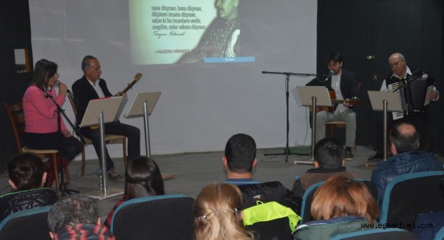 Dikili’de Nazım Hikmet’e coşkulu doğum günü