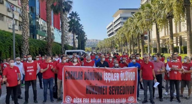 DİSK İzmir Şubeleri: İşçiler Kovid-19'dan ölüyor, hükümet seyrediyor