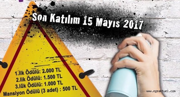 Duvar yazıları Bayraklı’da yarışacak